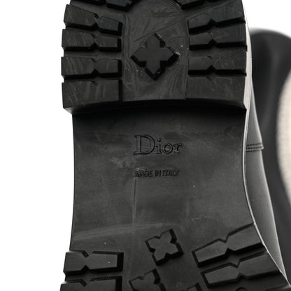 Christian Dior Technical Fabric Calfskin D-Major Boots 37 Black White 6 of 9