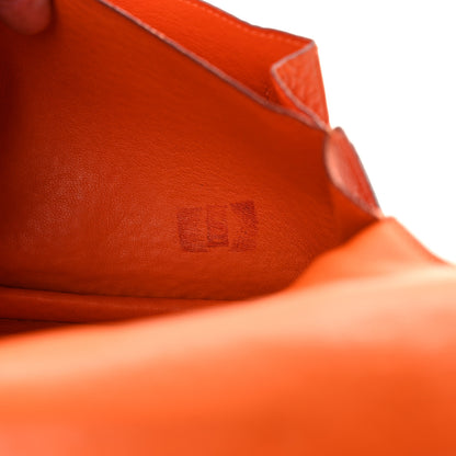 Hermes Togo Dogon Wallet Waist Pouch Orange 11 of 11