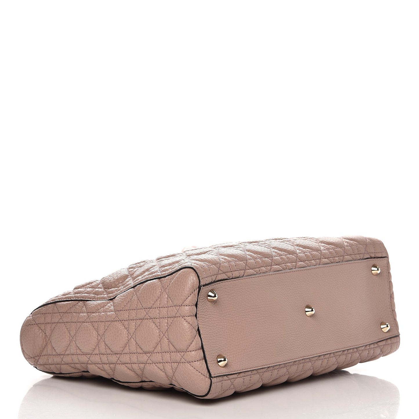 Grained Calfskin Cannage Large Lady Dior Light Pink