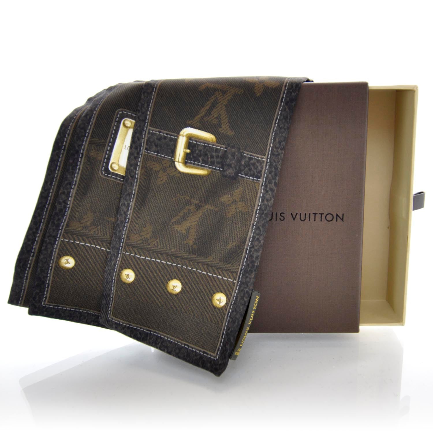 Louis Vuitton Silk Monogram New Denim Bandeau Ebene 5 of 5
