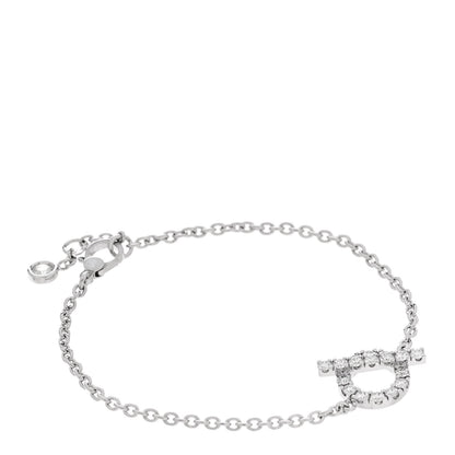 Hermes 18K White Gold Diamond Finesse Bracelet XS 1 of 4