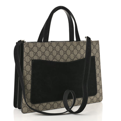 Gucci GG Supreme Monogram Dionysus Tote Beige Black 3 of 13