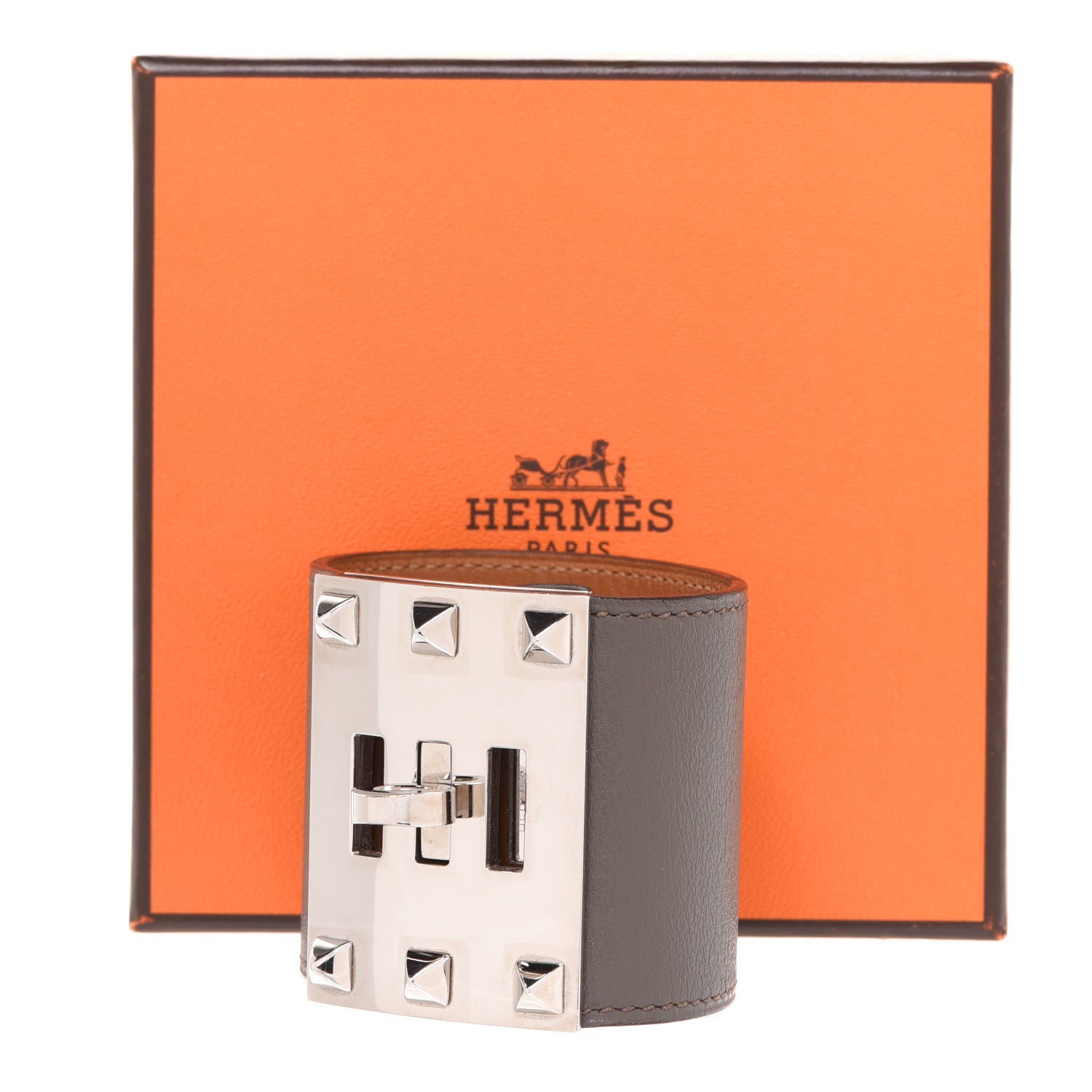 Hermes Swift Kelly Extreme Bracelet S Etain 6 of 6