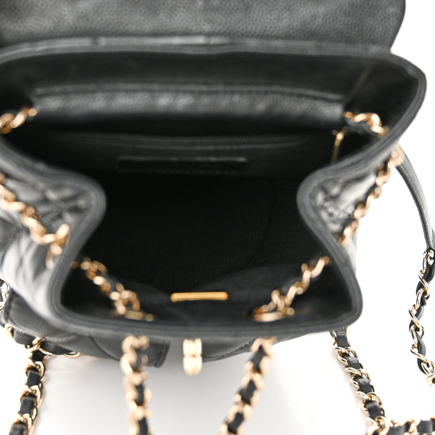 Chanel Caviar Quilted Pockets Backpack Black 5 of 11