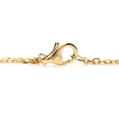 Cartier 18K Yellow Gold 2 Diamond LOVE Necklace 5 of 6