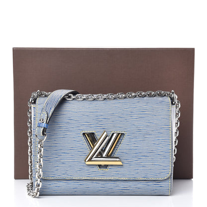 Louis Vuitton Epi Twist Shoulder Bag MM Denim Light 11 of 11