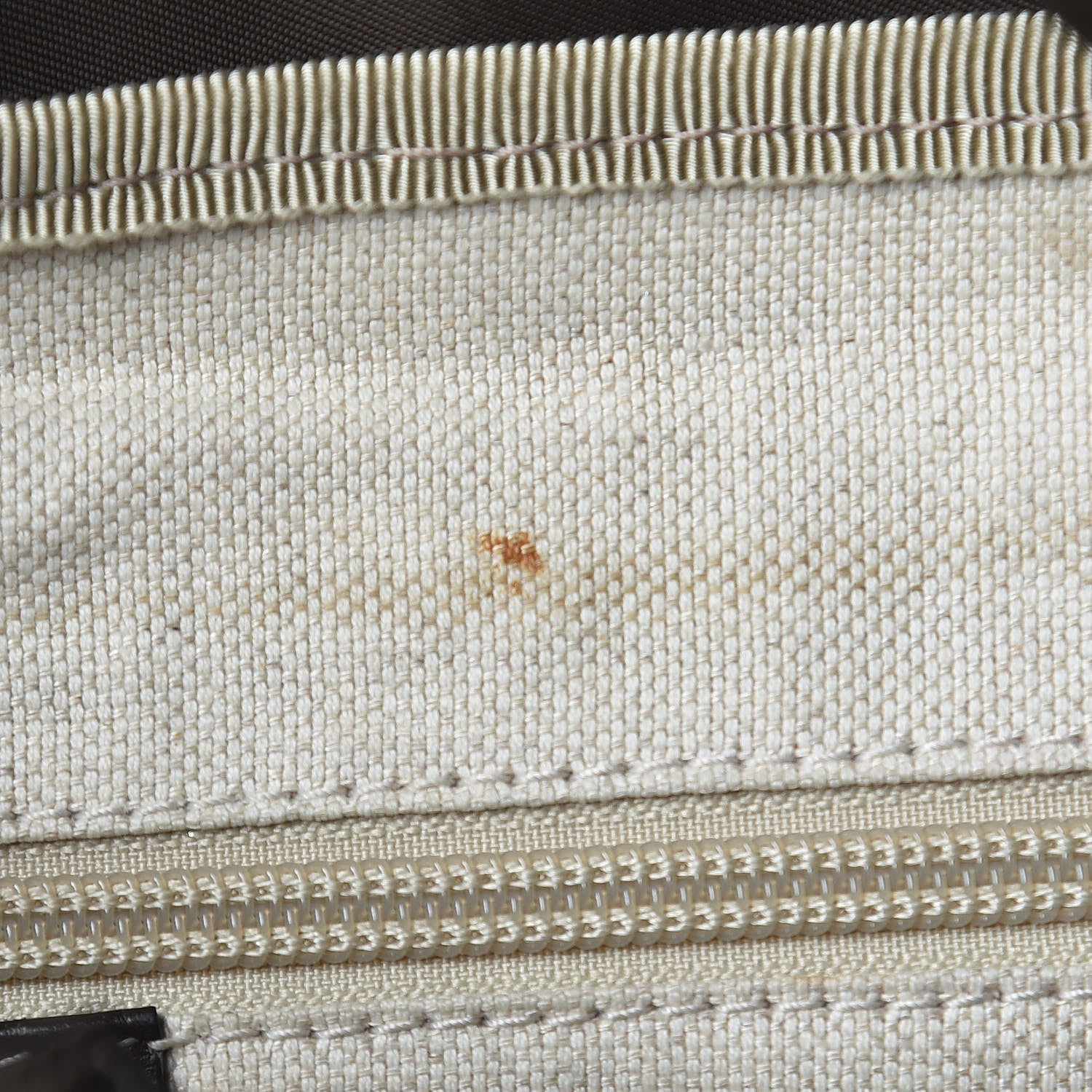 Gucci GG Supreme Monogram Medium Single Buckle Rucksack Backpack Beige Ebony Brown 10 of 12