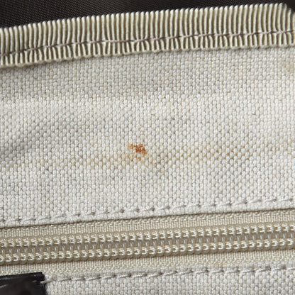 Gucci GG Supreme Monogram Medium Single Buckle Rucksack Backpack Beige Ebony Brown 10 of 12
