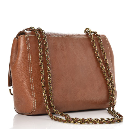 Mulberry Natural Calfskin Small Lily Flap Oak 3 of 11