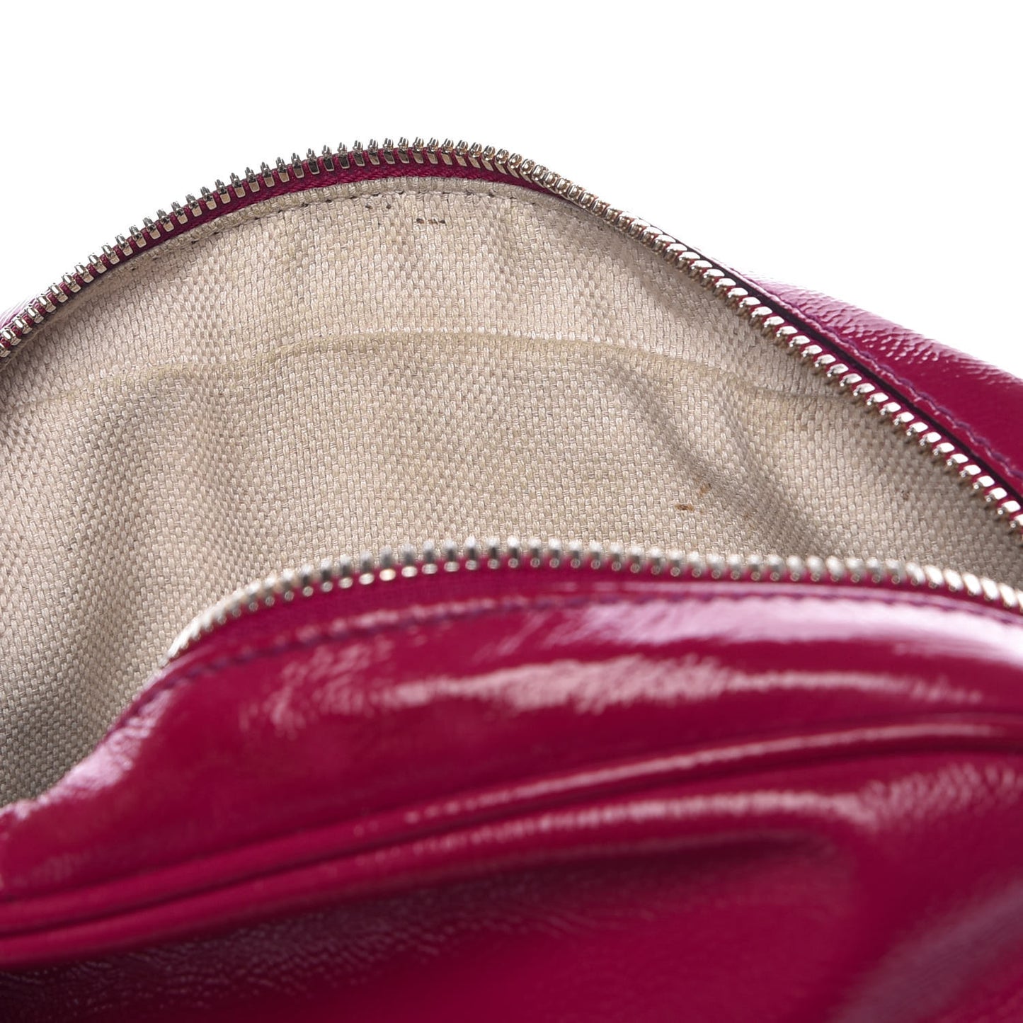 Soft Patent Small Soho Disco Bag Bright Bougainvillea