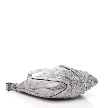 Gucci Guccissima Small D Ring Messenger Silver 4 of 19