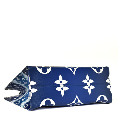 Louis Vuitton Monogram Escale Onthego GM Blue 3 of 4