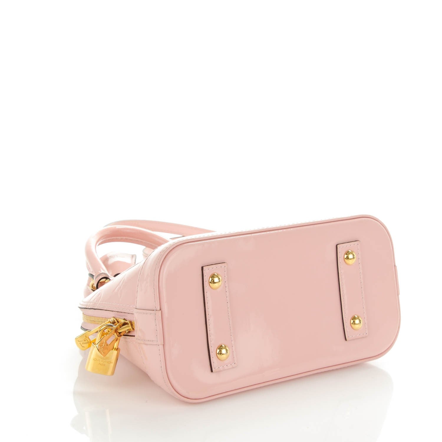 Louis Vuitton Vernis Alma BB Rose Ballerine 4 of 9