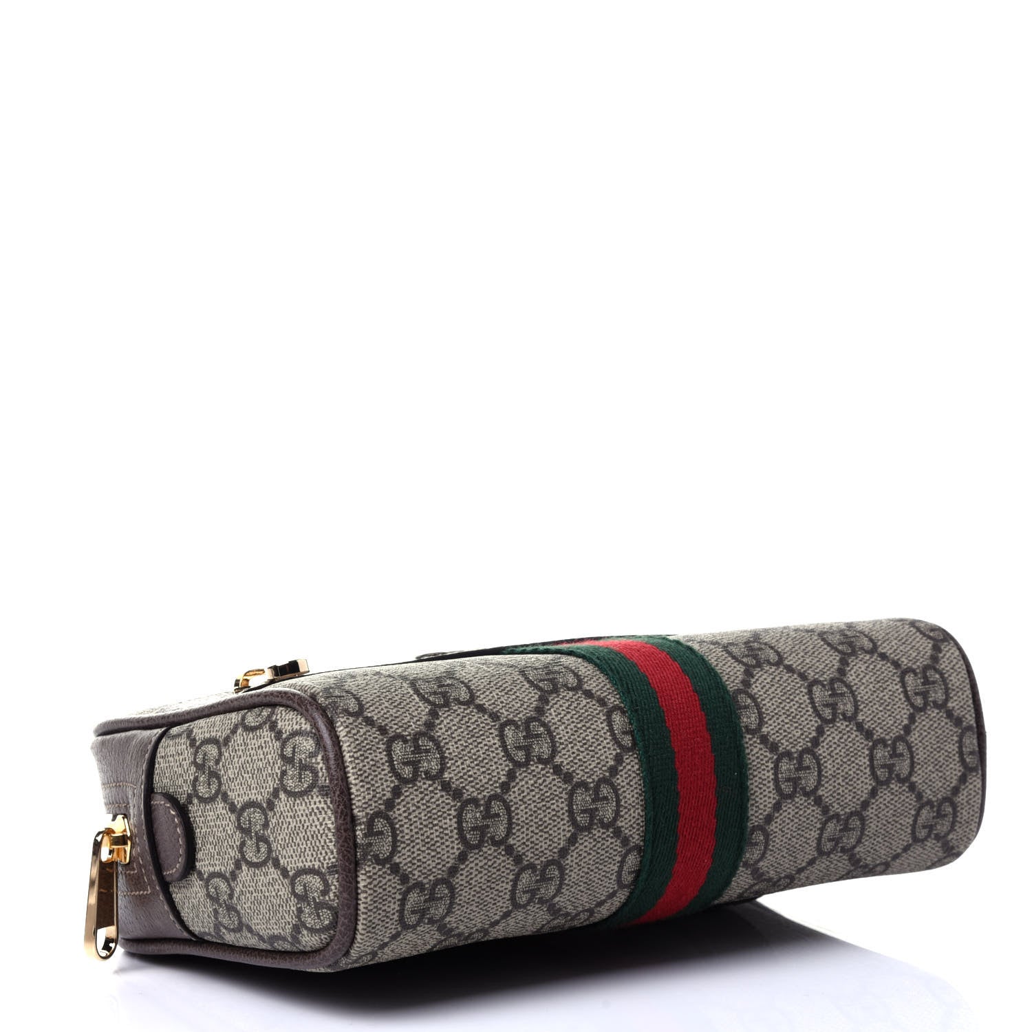 Gucci GG Supreme Monogram Web Small Ophidia Belt Bag 85 34 Dark Brown 3 of 5