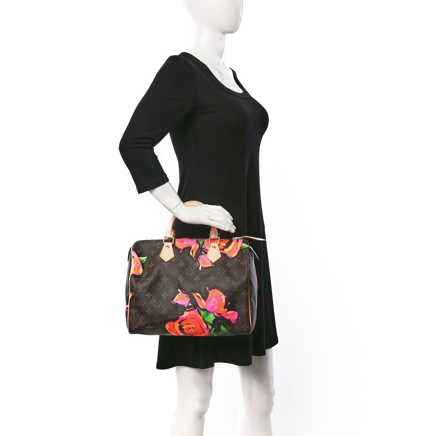 Monogram Roses Speedy 30