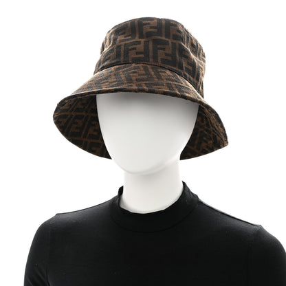 Fendi Technical Fabric FF Reversible Bucket Hat Tobacco Beige 2 of 7