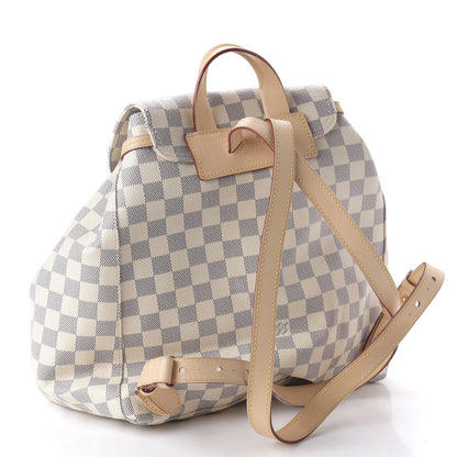 Louis Vuitton Damier Azur Sperone Backpack 2 of 8
