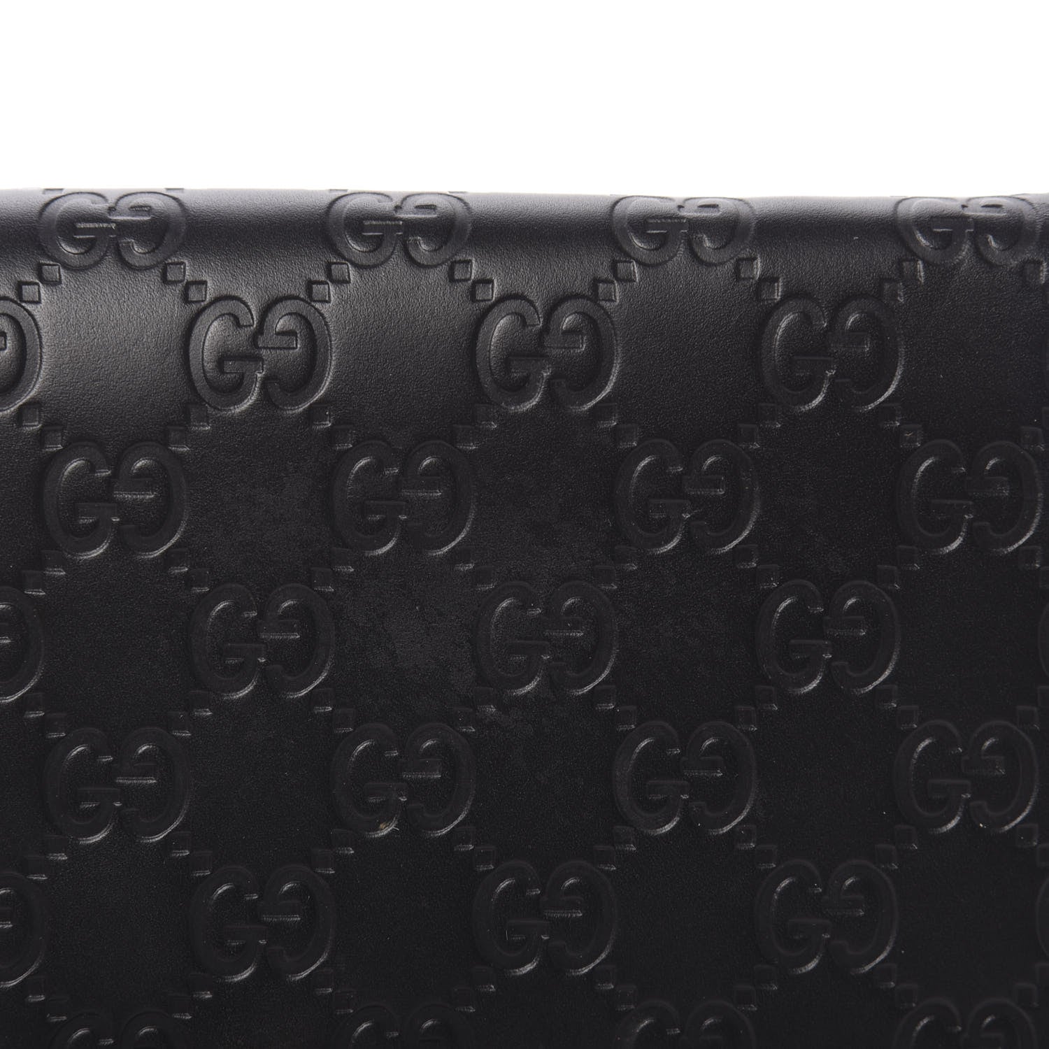 Gucci Guccissima Signature Bowy Chain Wallet Black 12 of 16