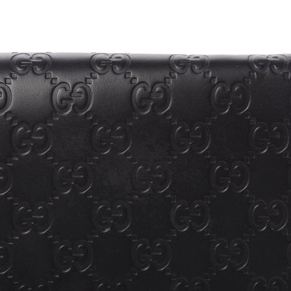 Gucci Guccissima Signature Bowy Chain Wallet Black 12 of 16