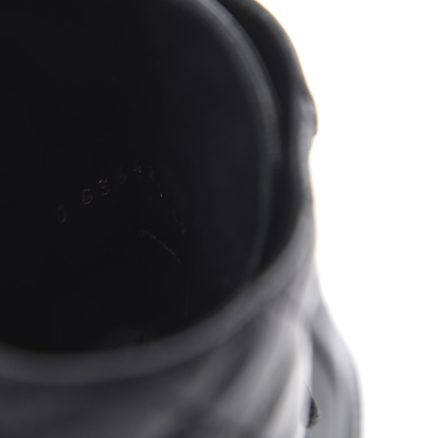 Chanel Shiny Goatskin Calfskin Quilted Lace Up Combat Boots 42 Black 8 of 9