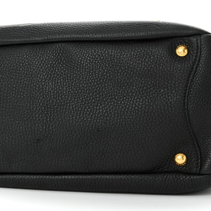 Prada Vitello Daino Side Pocket Hobo Black 11 of 11