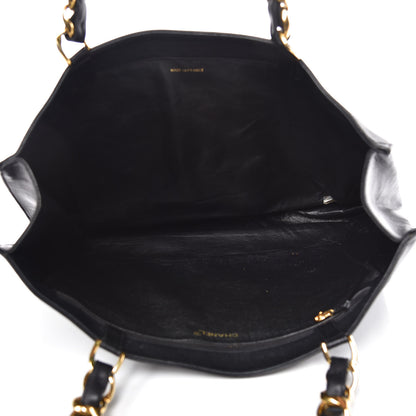 Chanel Lambskin CC Tote Black 7 of 14