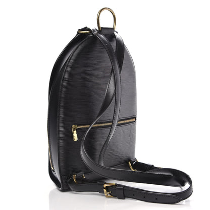 Louis Vuitton Epi Mabillon Backpack Black 2 of 11