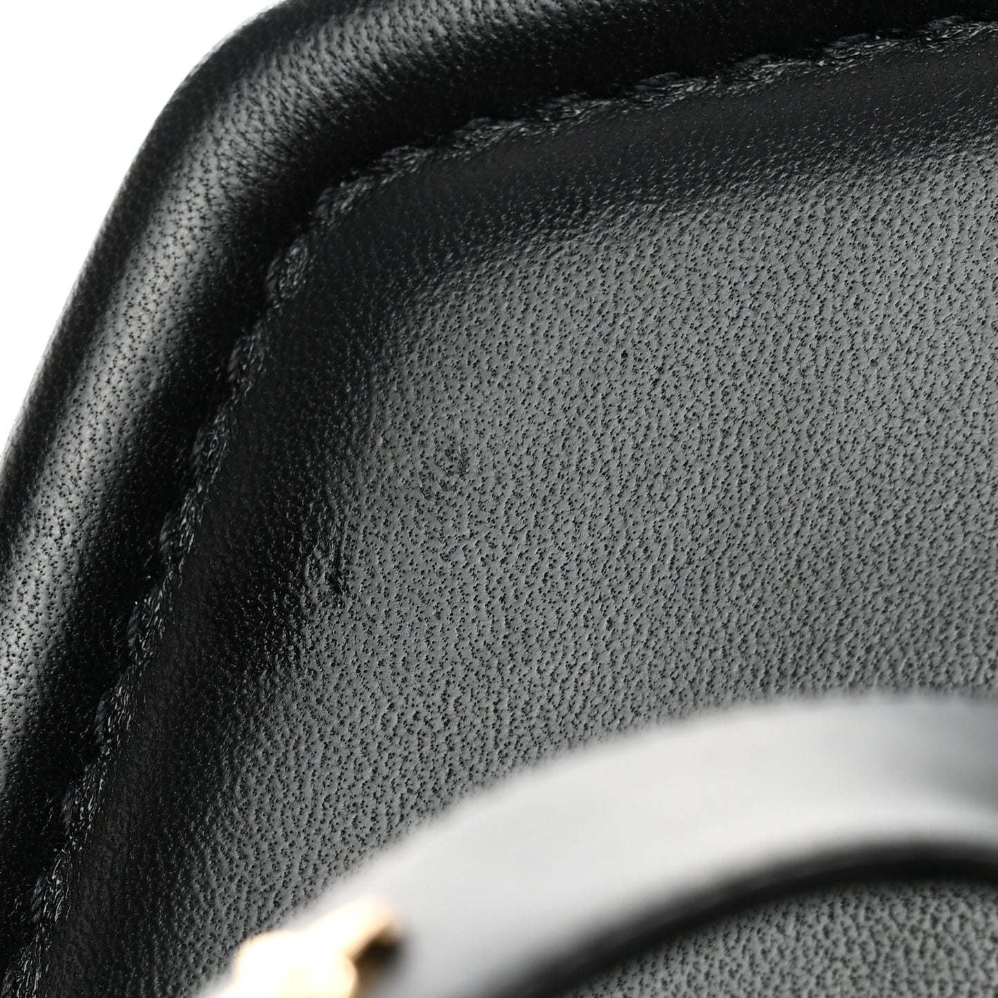Calfskin Signature Thong Sandal 36.5 Black