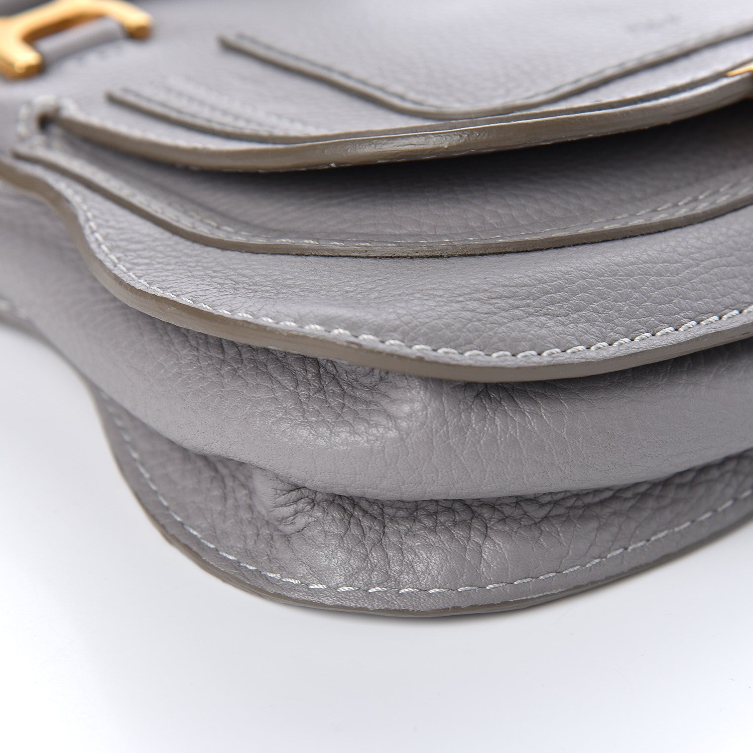 Chloe Calfskin Mini Marcie Satchel Cashmere Grey 5 of 10