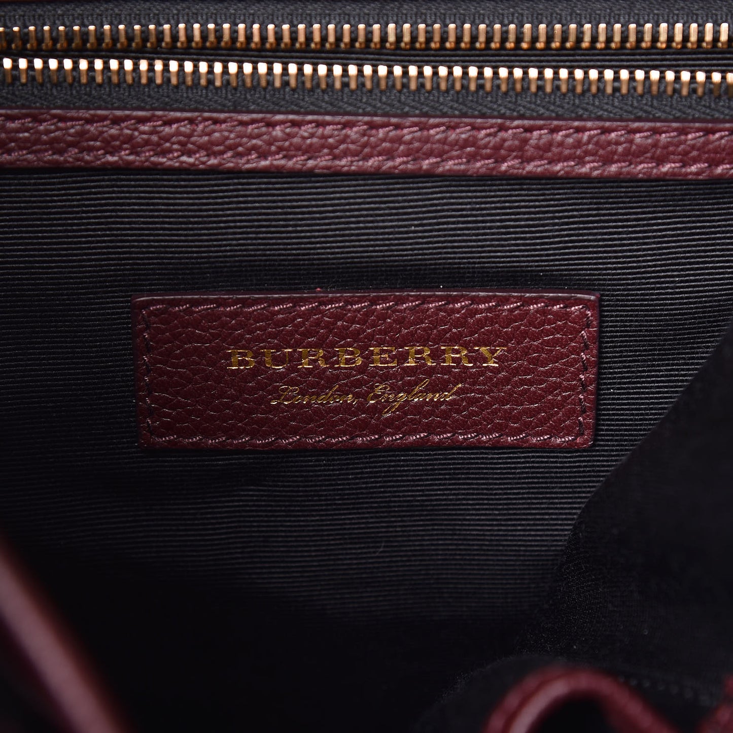 Grainy Calfskin Backpack Mahogany