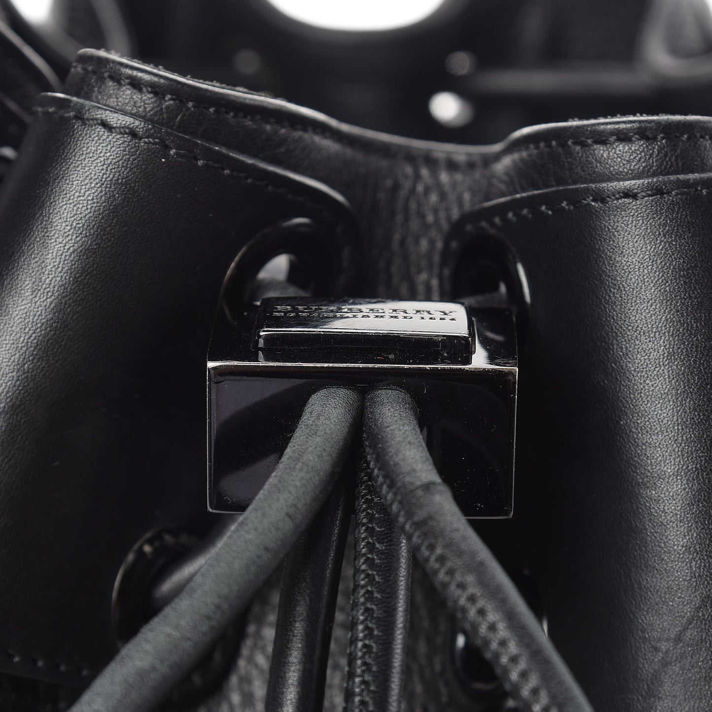 Calfskin Mason Warrior Studded Hobo Black