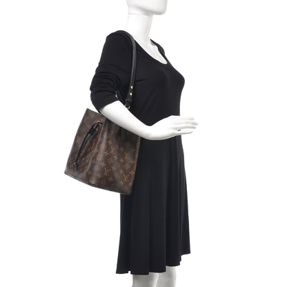 Louis Vuitton Monogram Neonoe MM Black 2 of 8