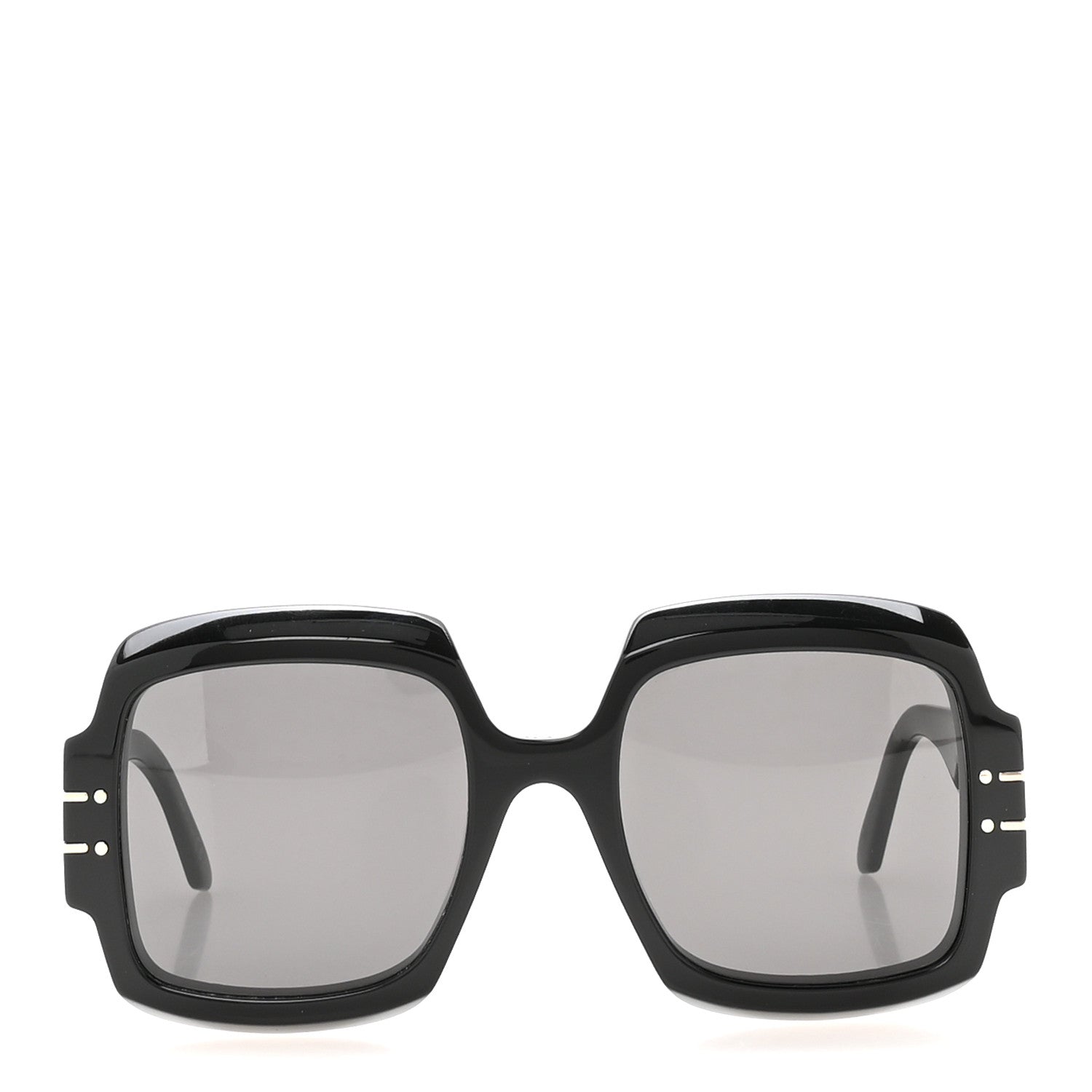 Christian Dior Acetate Diorsignature S1U Square Sunglasses Black 2 of 9