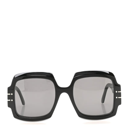 Christian Dior Acetate Diorsignature S1U Square Sunglasses Black 2 of 9