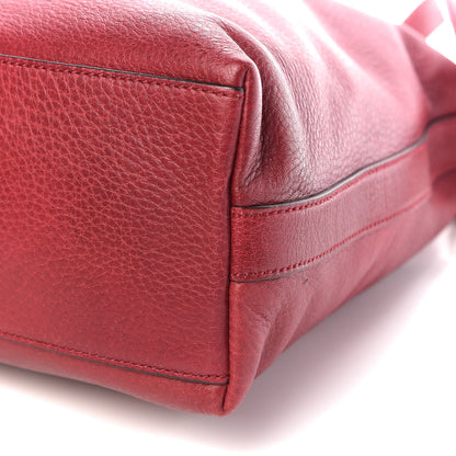 Gucci Pebbled Calfskin Small Miss GG Hobo Red 10 of 10