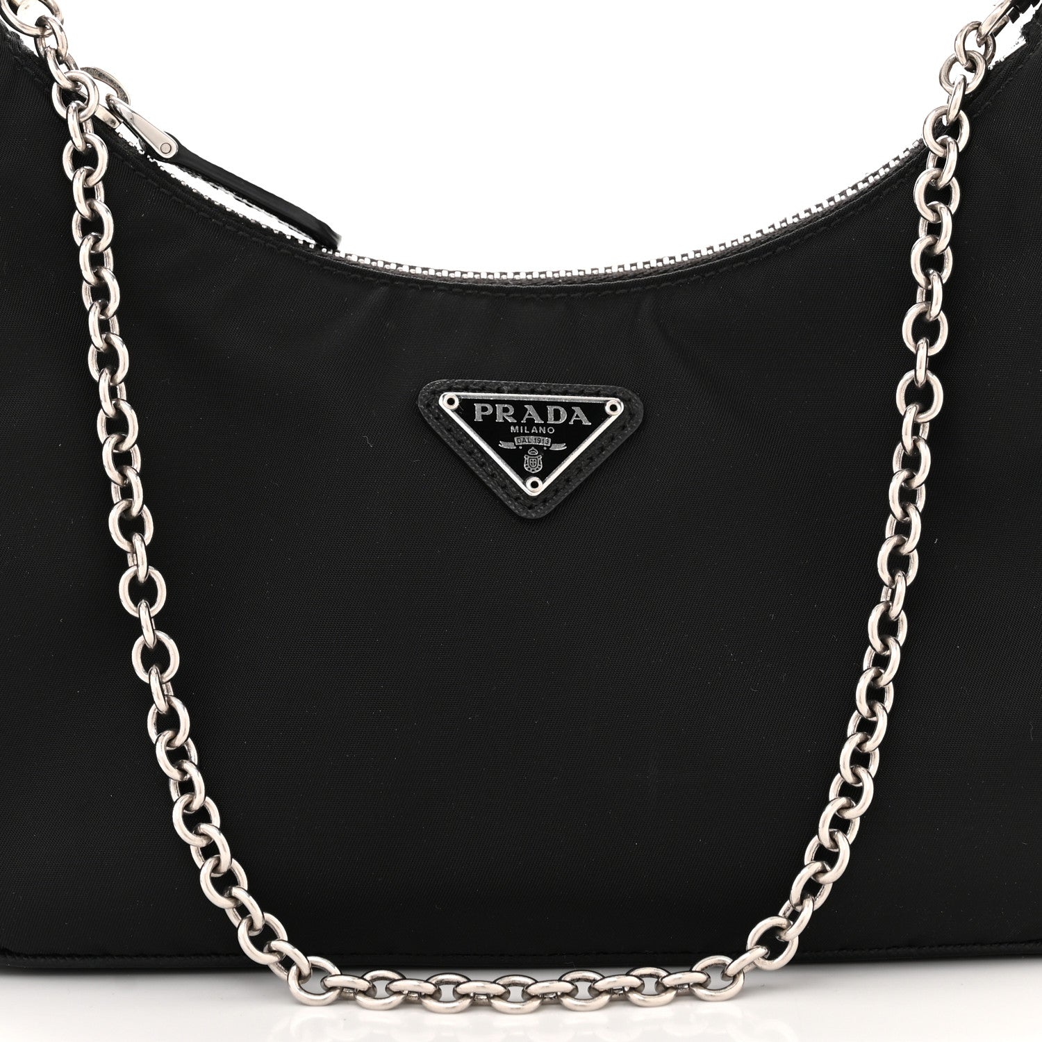 Prada Nylon Re-Edition 2005 Shoulder Bag Black 9 of 12
