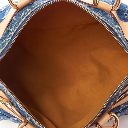 Louis Vuitton Monogram Denim Neo Speedy Blue 7 of 8