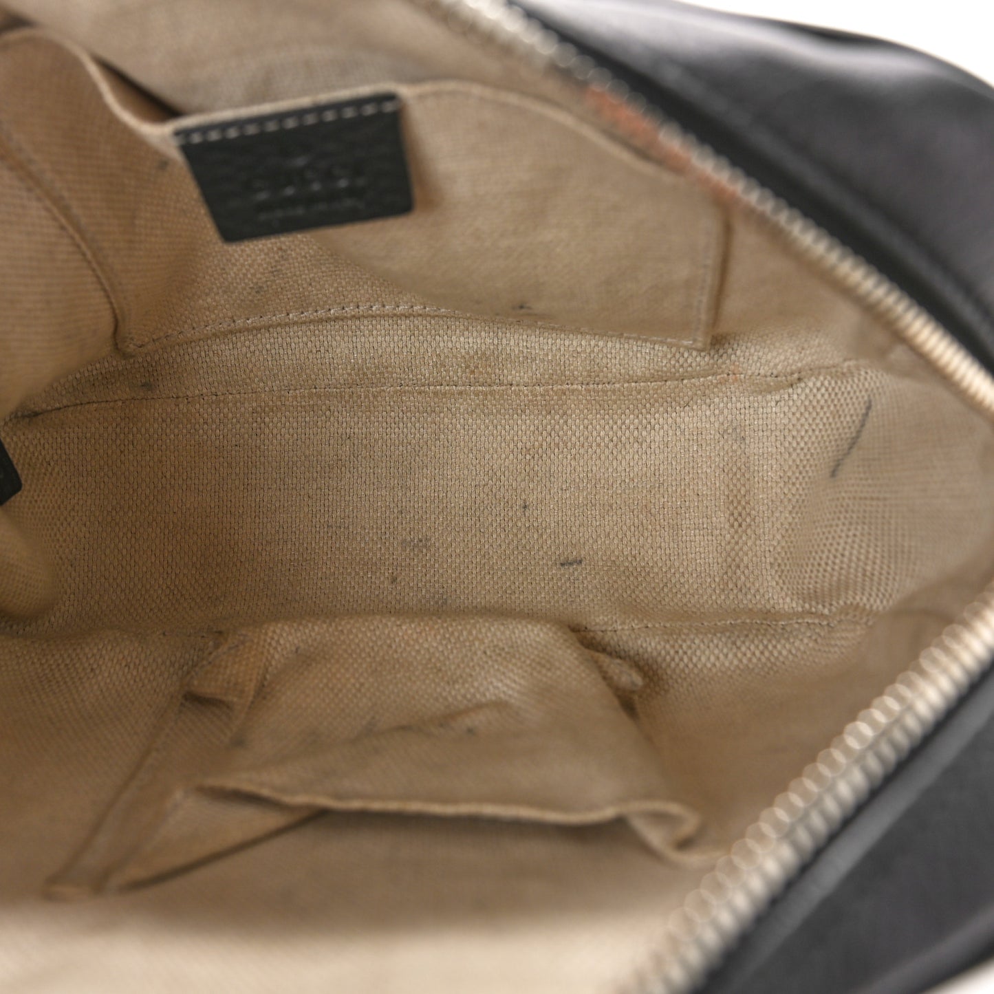 Pebbled Calfskin Small Soho Disco Bag Black