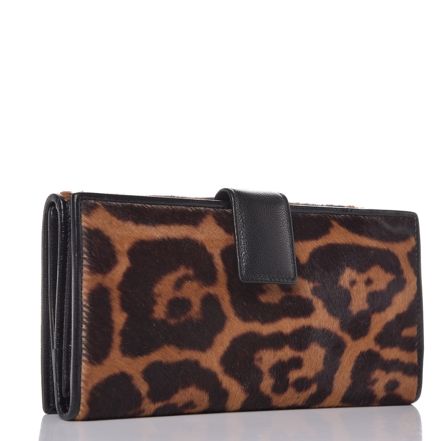 Pony Hair Leopard Muse Wallet
