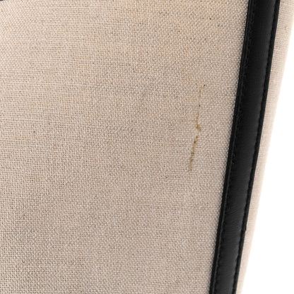 MCM Canvas Glitch Logo Medium Aren Shopper Tote Black White 15 of 15