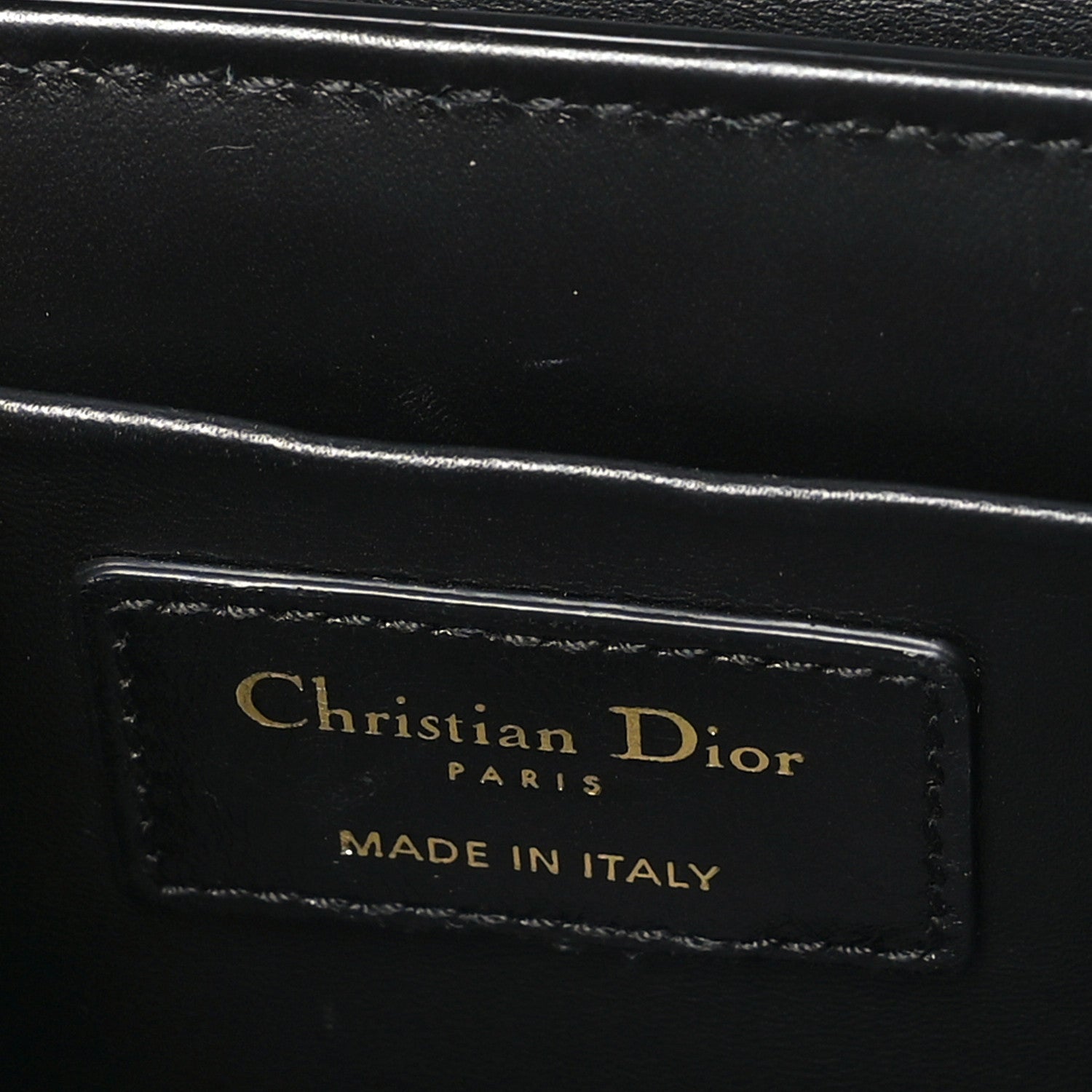 Christian Dior Crackled Lambskin 30 Montaigne Box Bag Black 6 of 9