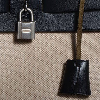 Hermes Toile Herbag GM Black 11 of 13