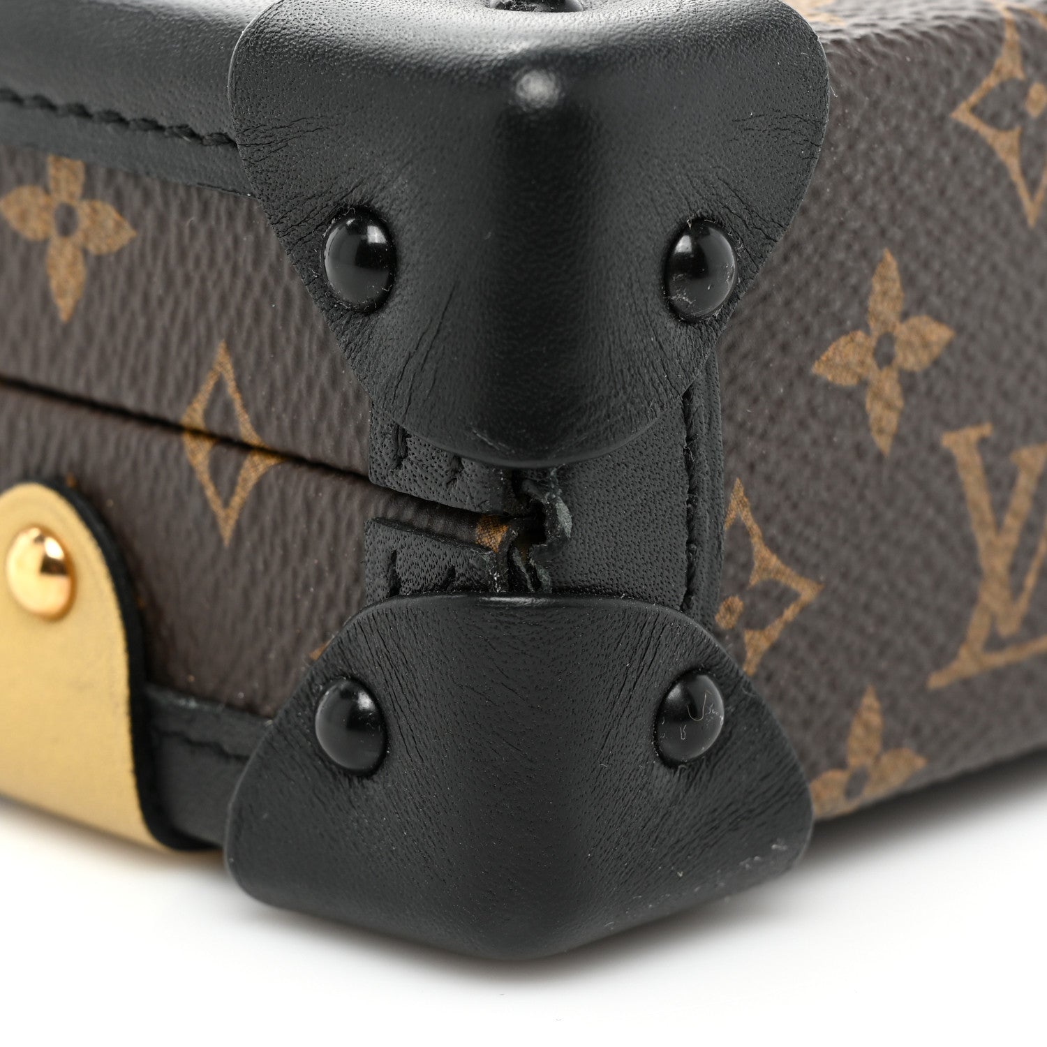 Louis Vuitton Monogram Column Petite Malle Black 14 of 17
