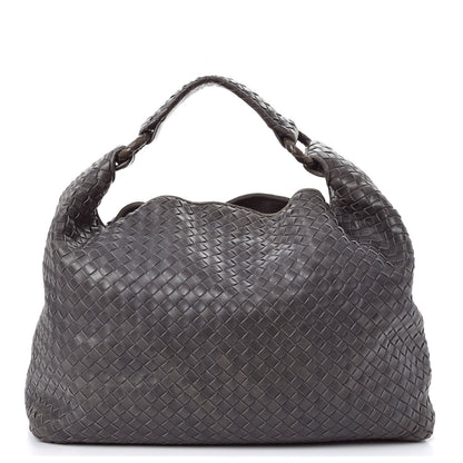 Bottega Veneta Nappa Intrecciato Sloane Hobo Ferro Gray 1 of 20