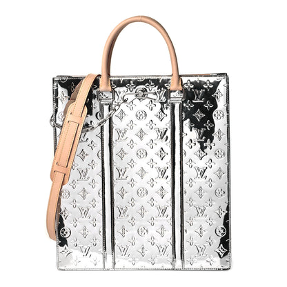 Louis Vuitton Monogram Mirror Sac Plat NM Silver 1 of 9