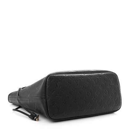 Louis Vuitton Empreinte Monogram Giant Neverfull MM Black 4 of 9
