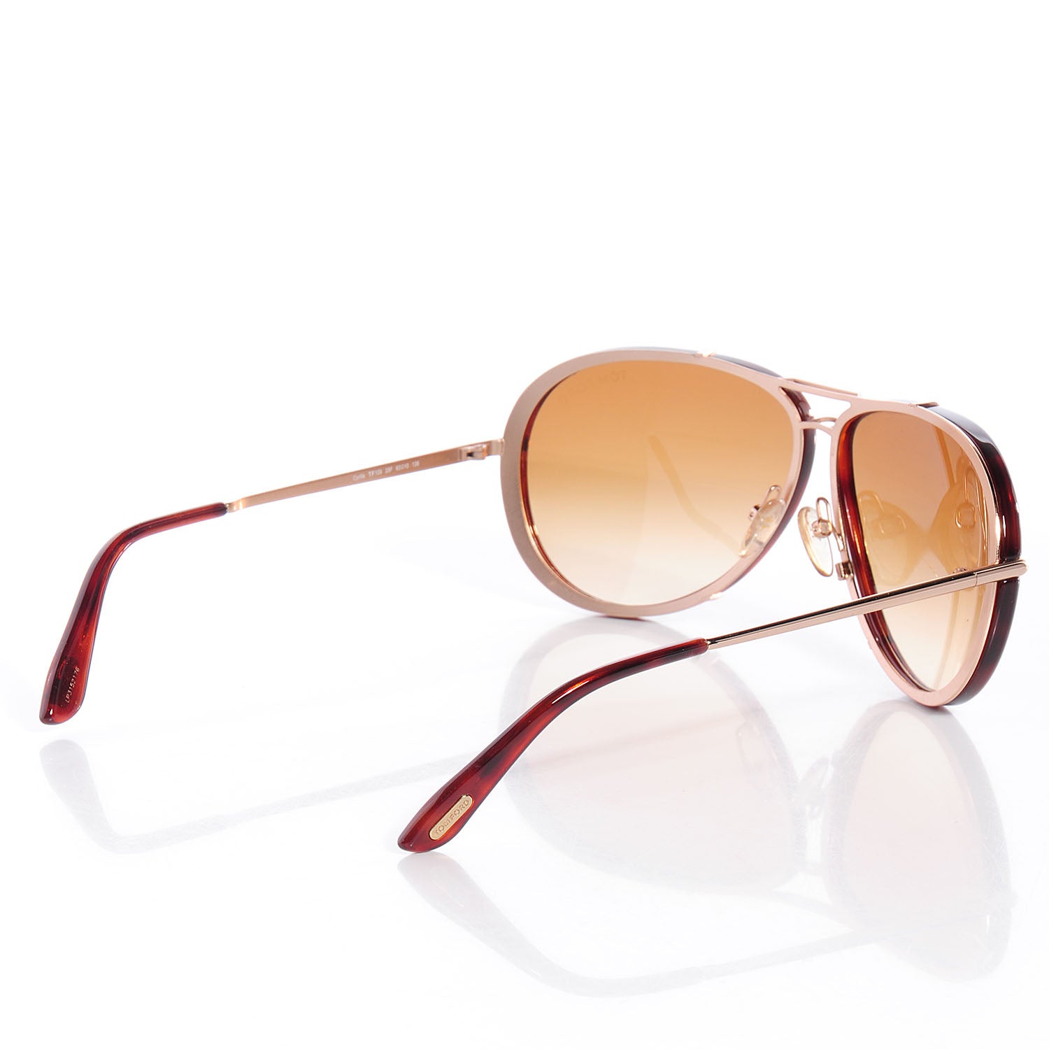 Tom Ford Cyrille Sunglasses TF109 Rose Gold 2 of 6