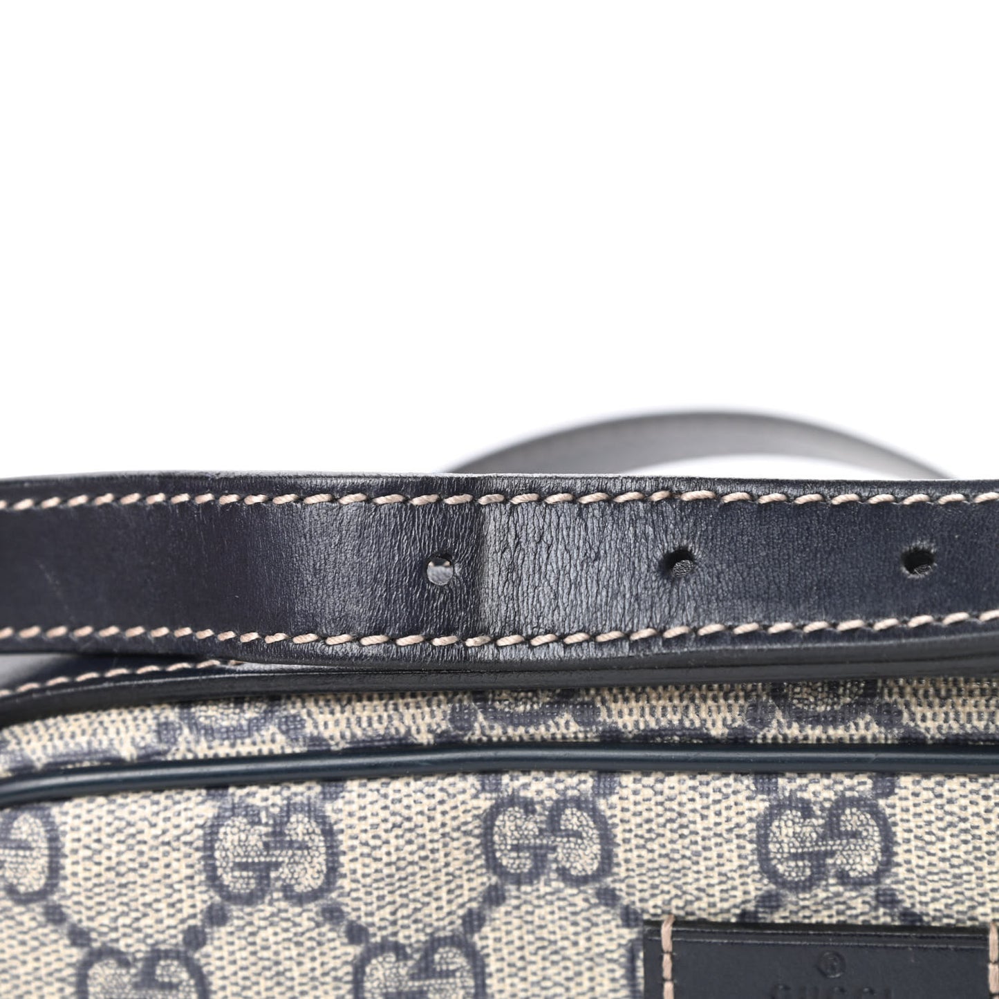 GG Plus Monogram Small Shoulder Bag Navy