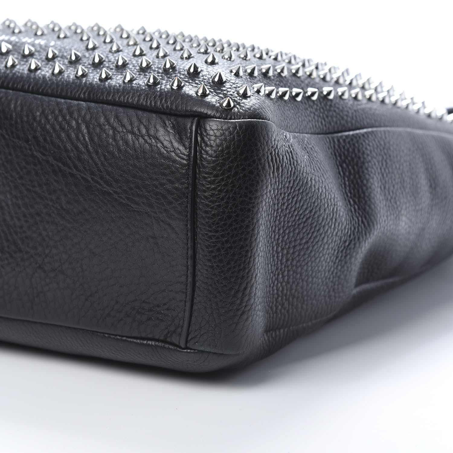 Burberry Brit Studded Calfskin Shopper Medium Black 11 of 11