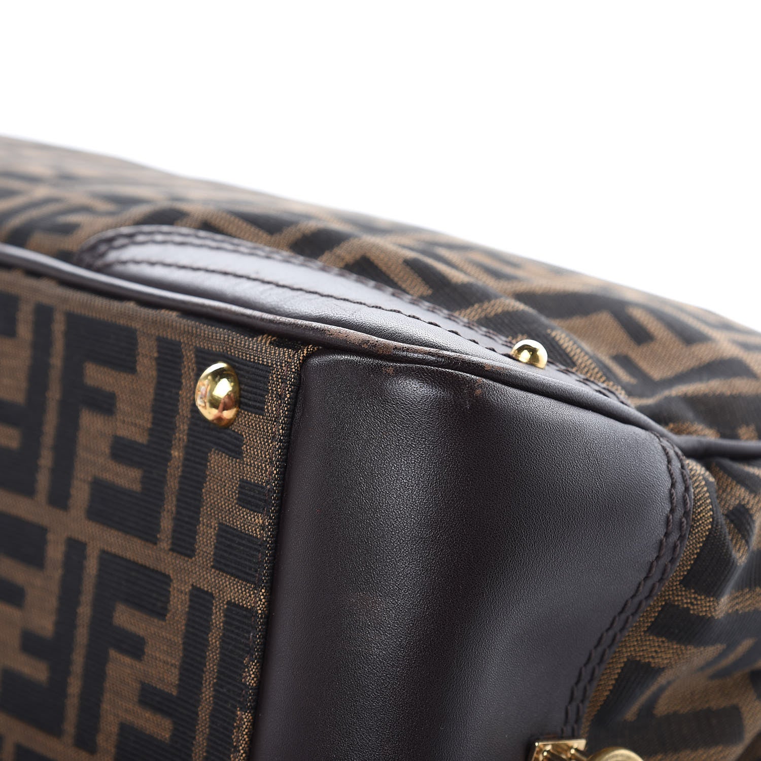 Fendi Zucca Satchel Tobacco 13 of 22